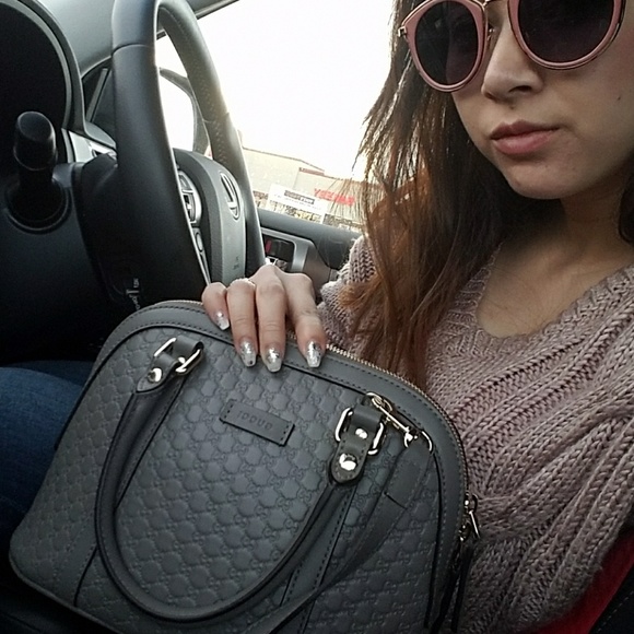 Mini dome guccisima gray - Picture 7 of 8